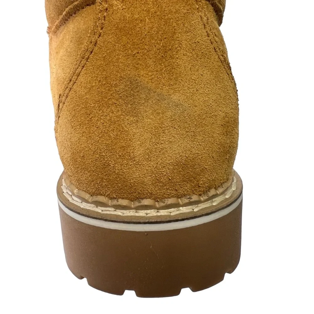 La Montelliana 1965 Alce Suede Hiking Boots Italy Lug Sole Size 37 US 7 NWOB